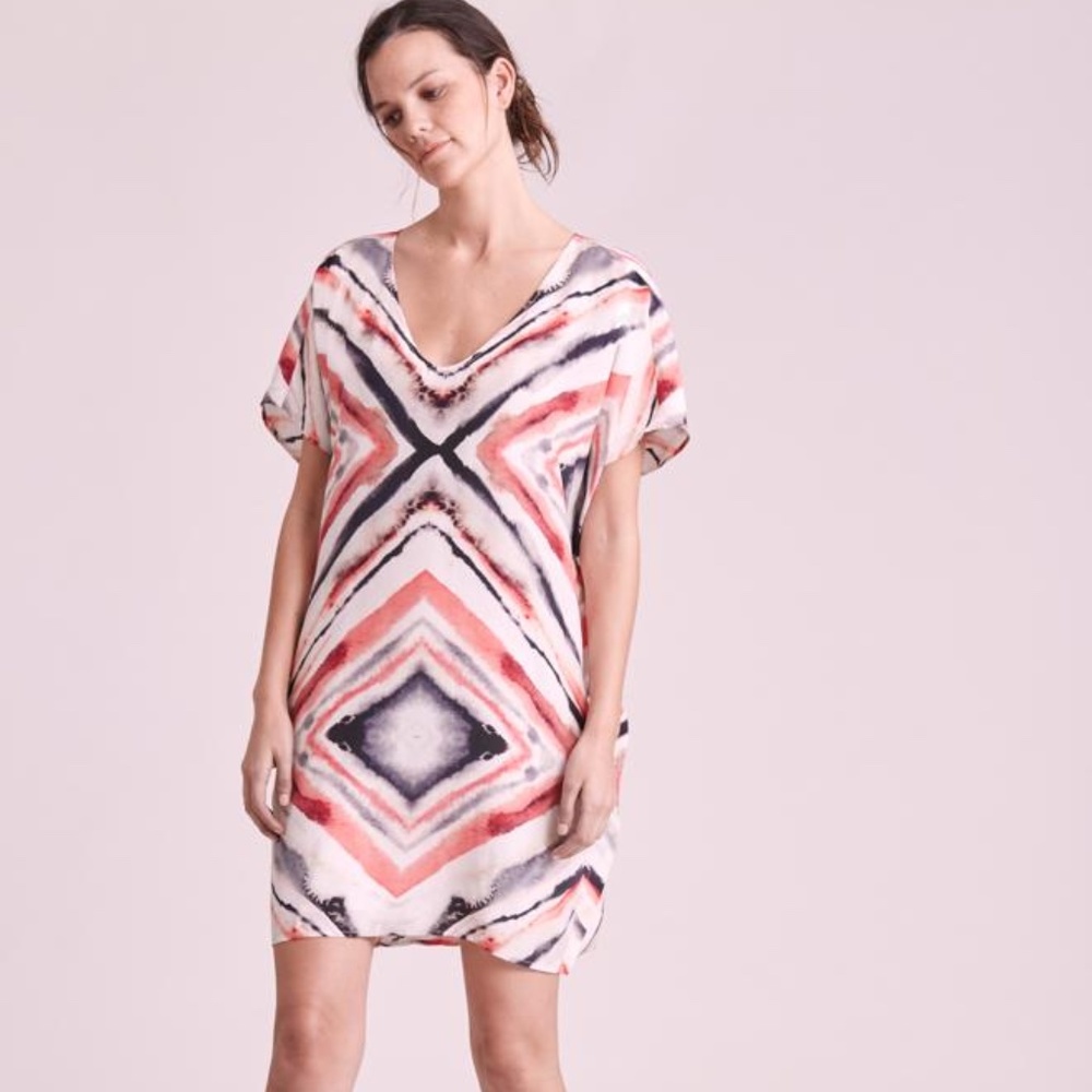 Marie Oliver Maura Silk Shift Dress Small
